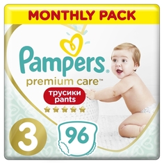Подгузники-трусики Pampers Premium Care Pants, р. 3, 6-11 кг, 96 шт