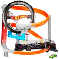Набор игровой Hot Wheels Сити. Шиномонтажная мастерская "HOT WHEELS, НАБОР игровой ""Сити"" ""Шиномонтажная мастерская"""