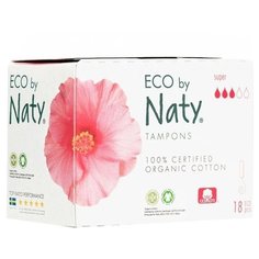 Naty тампоны Super без аппликатора 18 шт.