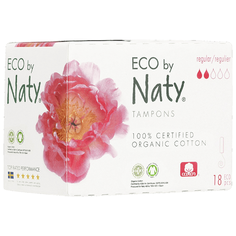 Naty тампоны Regular без аппликатора 18 шт.
