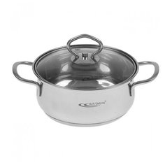 Кастрюля Катунь Лира 1,6 л, нержавеющая сталь Katun