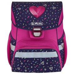 Herlitz Ранец Loop Tropical Heart (50025848), фиолетовый/розовый