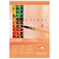 Альбом для акварели Clairefontaine Etival 42 х 29.7 см (A3), 300 г/м², 10 л.