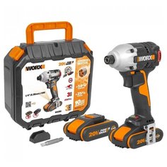 Винтоверт Worx WX261 2.0Ач х2 кейс