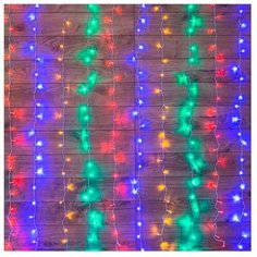 Гирлянда NEON-NIGHT 235-029, 96 ламп, разноцветный/прозрачный провод