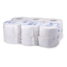 Туалетная бумага Scott Jumbo белая двухслойная 8512 12 рул.