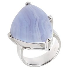 Balex Кольцо 1436930099 из серебра 925 пробы с агатом природным, размер 18