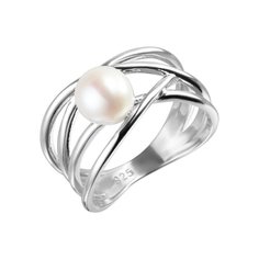 Balex Кольцо 1458930004 из серебра 925 пробы с жемчугом культивированным, размер 18.5