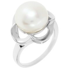 Balex Кольцо 1421930053 из серебра 925 пробы с жемчугом культивированным, размер 17.5