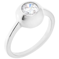 Balex Кольцо 1422910286 из серебра 925 пробы с фианитом, размер 18.5