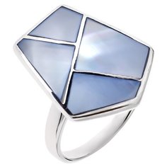 Balex Кольцо 1424920213 из серебра 925 пробы с перламутром, размер 18.5