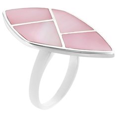 Balex Кольцо 1424920282 из серебра 925 пробы с перламутром, размер 18.5