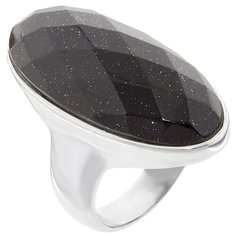 Balex Кольцо 1436830030 из серебра 925 пробы с авантюрином реконструированным, размер 18.5