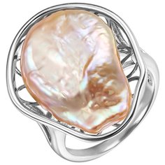 Balex Кольцо 1432930231 из серебра 925 пробы с жемчугом культивированным, размер 18