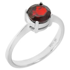 Balex Кольцо 1405936984 из серебра 925 пробы с гранатом природным, размер 18