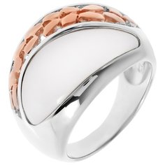 Balex Кольцо 1432930047 из серебра 925 пробы с агатом синтетическим, размер 19