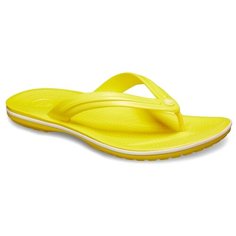 Шлепанцы Crocs, размер 36-37(M4/W6), lemon/white