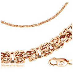 Бронницкий Ювелир Браслет из красного золота 120703900, 19 см, 13.75 г