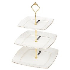 Коралл Фруктовница Снежная королева СМВ0128-А 25,4 х 25,4 см белый