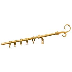 Карниз однорядный Уют 19.01ТО.560.160Р (300 см) золото