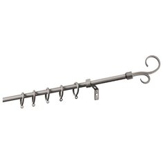 Карниз однорядный Уют 19.01ТО.568.160Р (300 см) серебро