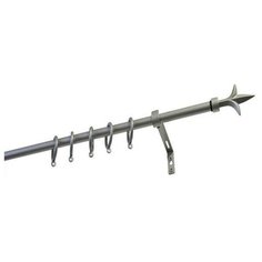 Карниз однорядный Уют 19.01ТО.568.120Л (210 см) серебро