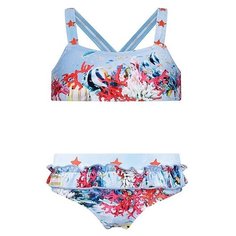 Купальник раздельный Molo размер 92-98, голубой