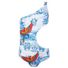 Купальник Stella Jean размер 128, синий/красный