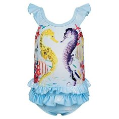 Купальник слитный Molo размер 74-80, голубой