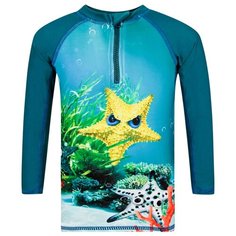 Пляжная футболка Molo размер 62-68, синий/оранжевый/желтый/зеленый