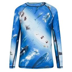 Футболка Molo размер 110-116, синий/голубой