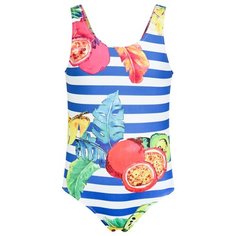 Купальник Stella Jean размер 128, белый/синий