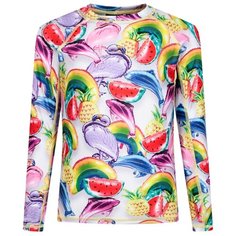 Пляжная футболка Molo размер 92-98, красный/сиреневый/желтый