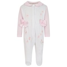 Комбинезон Aletta размер 50, белый/розовый