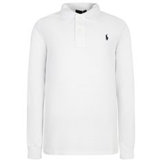 Поло Ralph Lauren размер 110, белый