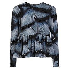 Лонгслив Molo размер 110, синий/черный