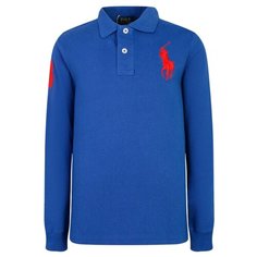 Поло Ralph Lauren размер 92, синий