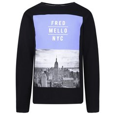 Лонгслив Fred Mello размер 128, черный