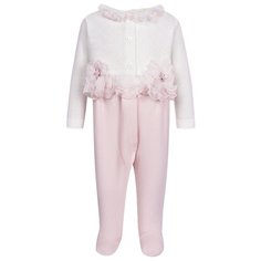 Комбинезон Aletta размер 74, кремовый/розовый
