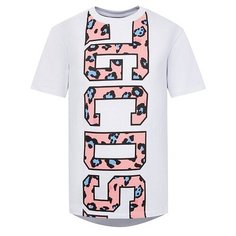 Футболка GCDS размер 140, белый/розовый