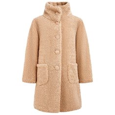 Пальто Il Gufo Teddy A20GP271PE015 размер 152, бежевый