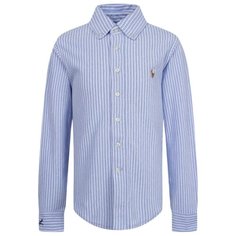Рубашка Ralph Lauren размер 140, голубой