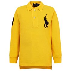 Поло Ralph Lauren размер 122, желтый