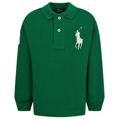 Поло Ralph Lauren размер 110, зелeный