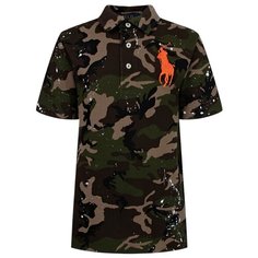 Поло Ralph Lauren размер 110, хаки