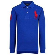 Поло Ralph Lauren размер 128, синий