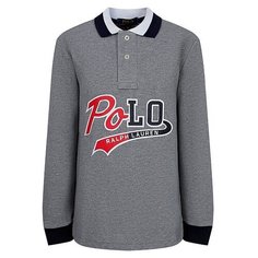 Поло Ralph Lauren размер 92, серый