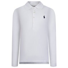 Поло Ralph Lauren размер 122, белый
