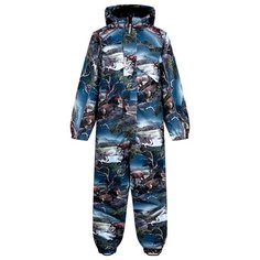 Комбинезон Molo 5W20N202 размер 92, синий/зеленый/коричневый