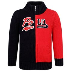 Кардиган Ralph Lauren размер 74, синий/красный